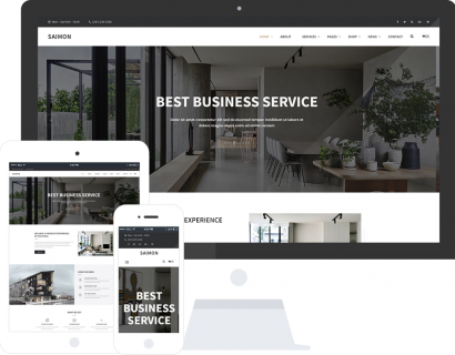 商业咨询和专业服务响应式模板