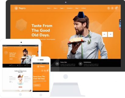 面包店响应式网站模板