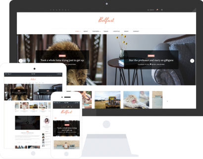 博客响应式网站模板